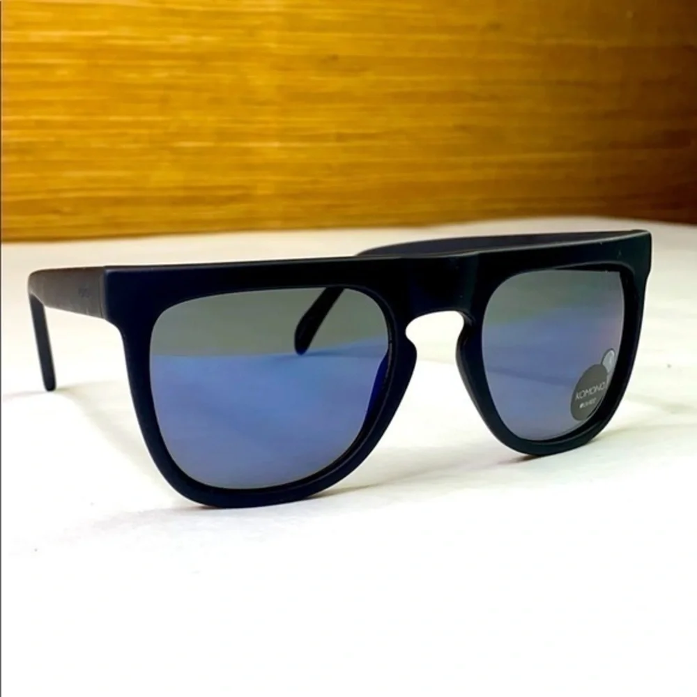 New Komono Men’s Bennet Midnight Blue Sunglasses